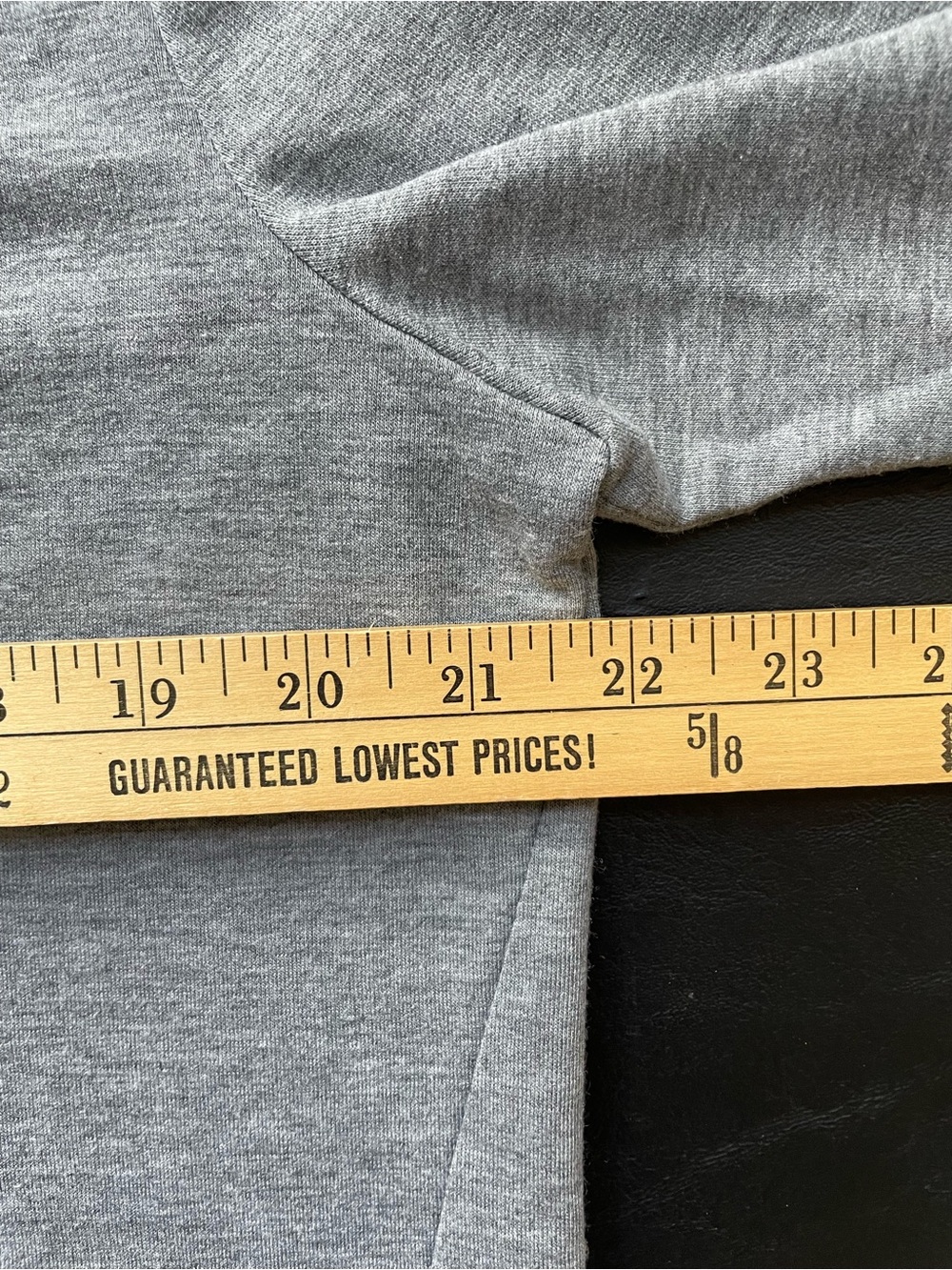 Gray Long-Sleeve Crewneck Top with Inspiring Quote - Picture 6 of 6